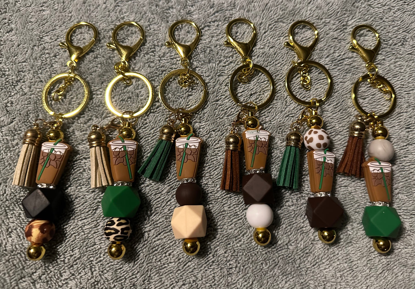 Coffee Themed Keychain