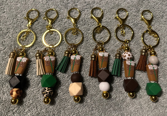 Coffee Themed Keychain
