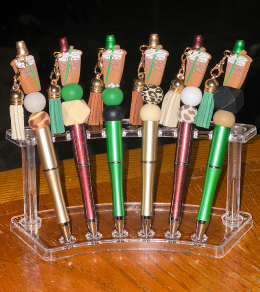 Coffee Themed Tassel Pens