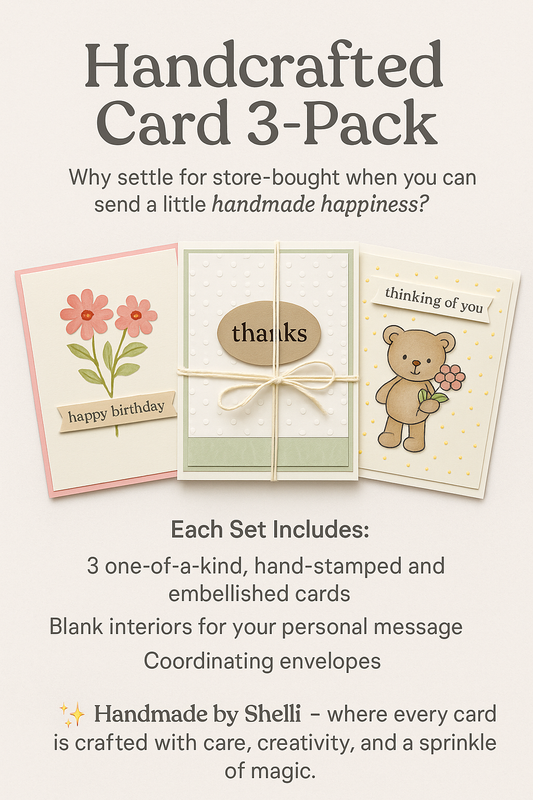 Custom Card Bundle of 3